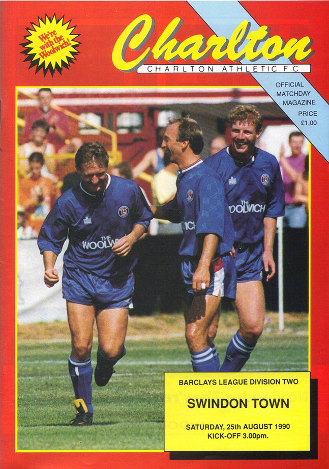 <b>Saturday, August 25, 1990</b><br />vs. Charlton Athletic (Away)